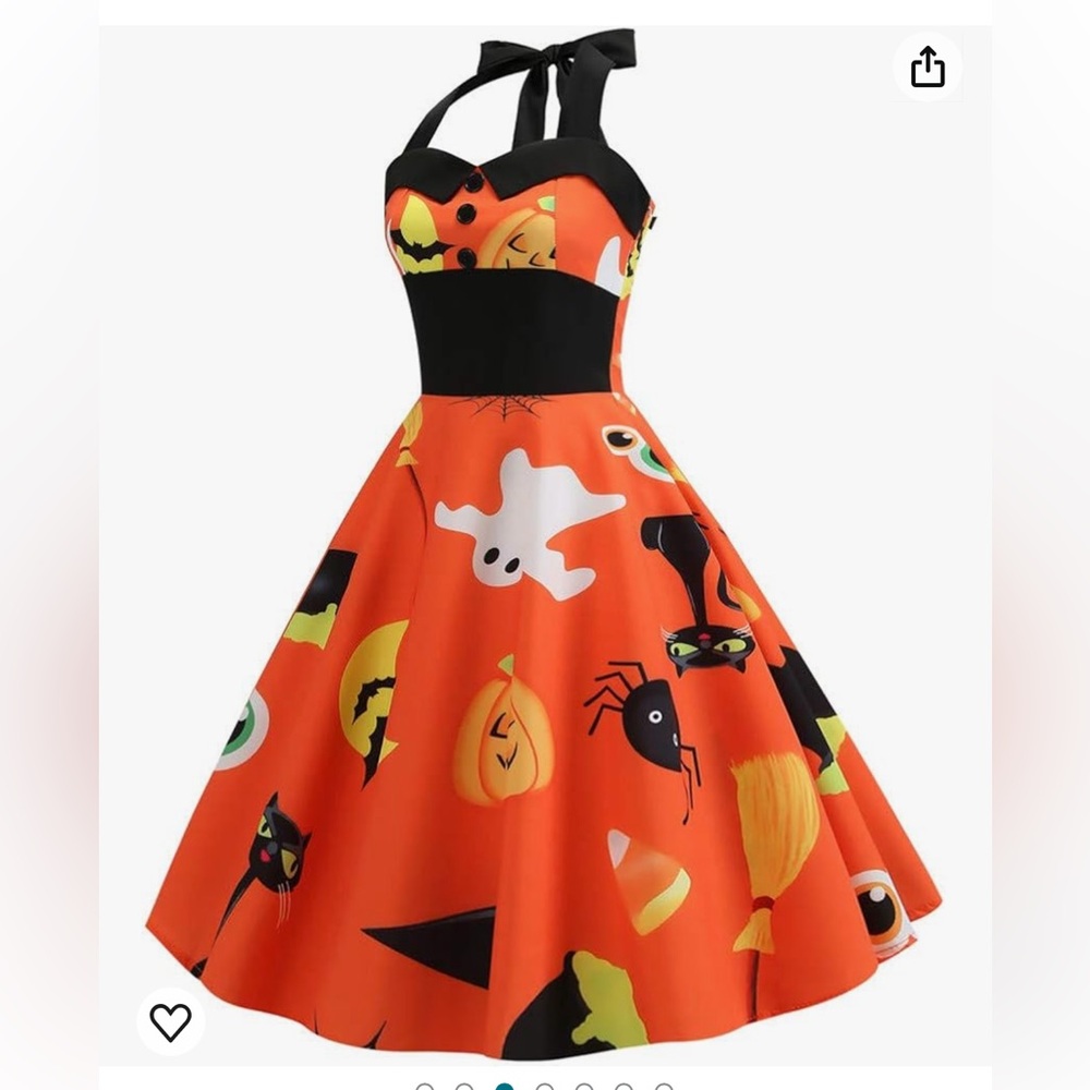 Women’s Halloween vintage theme dress